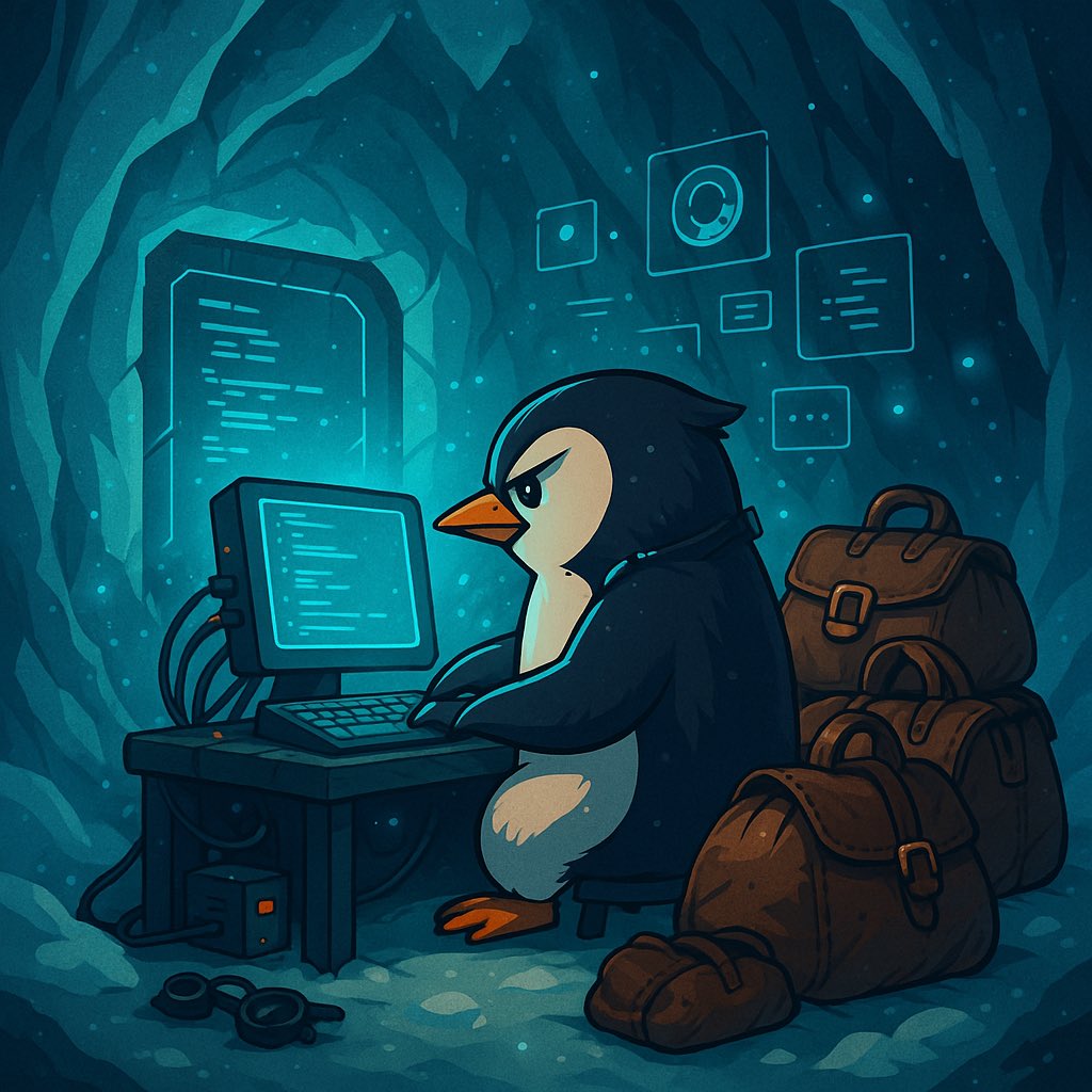 PenguBagSol's tweet photo. Foundation laid.  
Culture paid.  
Carry scheduled. 🐧💼🚀

Charts get unlocked when the curve runs on  soon,
community unlocked on 
too 😂🤝

#PGB #PenguBag #SolanaMeme #CryptoCommunity #Memecoin #Trend
#MemeCulture #ViralCrypto https://t.co/dDeWbIUH1O