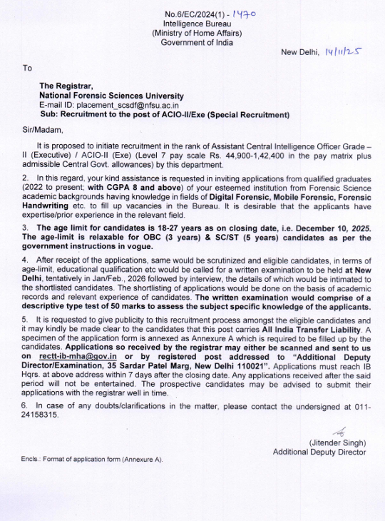 ForensicHawk's tweet image. 𝐖𝐡𝐲 𝐢𝐬 𝐭𝐡𝐢𝐬 𝐫𝐞𝐜𝐫𝐮𝐢𝐭𝐦𝐞𝐧𝐭 𝐩𝐫𝐨𝐜𝐞𝐬𝐬 𝐥𝐢𝐦𝐢𝐭𝐞𝐝 𝐨𝐧𝐥𝐲 𝐭𝐨 𝐍𝐅𝐒𝐔 𝐬𝐭𝐮𝐝𝐞𝐧𝐭𝐬

With due respect, we wish to understand why the recent recruitment is limited only to NFSU students. 

#Fairopportunities #Studentconcerns #Inclusiverecruitment #Fu