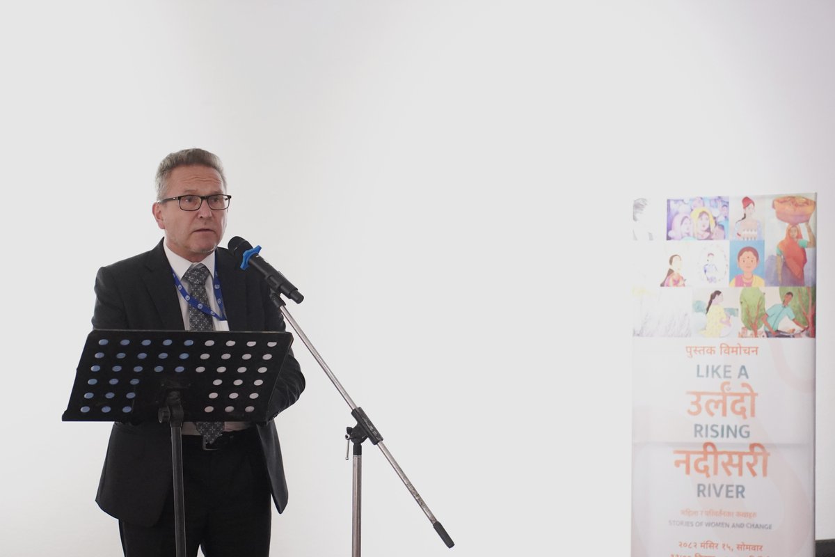 2day, we launched "Like A Rising River" together with the H.E. <a href="/PetriPuhakka/">Petri Puhakka</a> Amb. <a href="/finlandinnepal/">Finland in Nepal</a> <a href="/patriciaunwomen/">Patricia Fernandez-Pacheco</a> our country rep. &amp; Indira Acharya, Under Sec. <a href="/mowcsc_nepal/">महिला, बालबालिका तथा ज्येष्ठ नागरिक मन्त्रालय</a>
Visit Community Reading Room of <a href="/photoktm/">Photo Kathmandu</a>
festival from 14 November to 14 December 2025
<a href="/NepalArtCouncil/">Nepal Art Council</a>