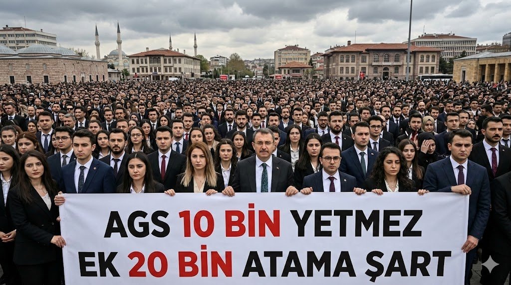 AGS 2025 için 10 bin yetmez. 
Ek 20 bin atama şart.
#2025AGSye20Bin