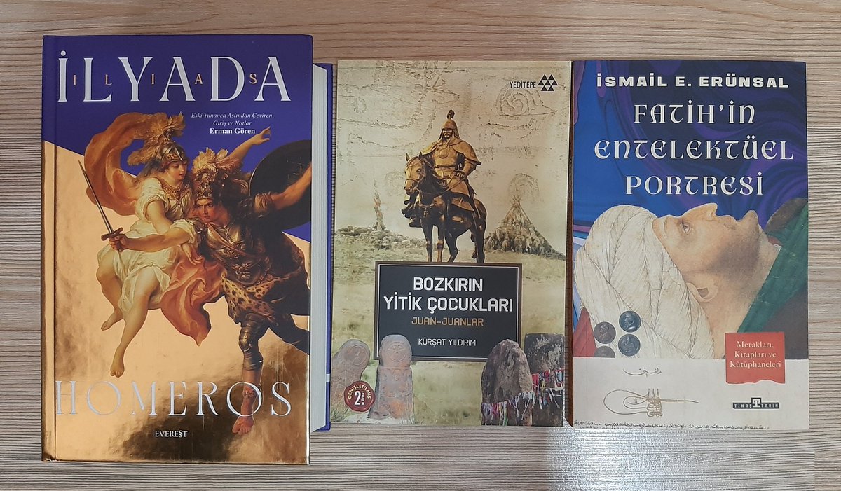 Bugün kitaplığıma katılanlar.