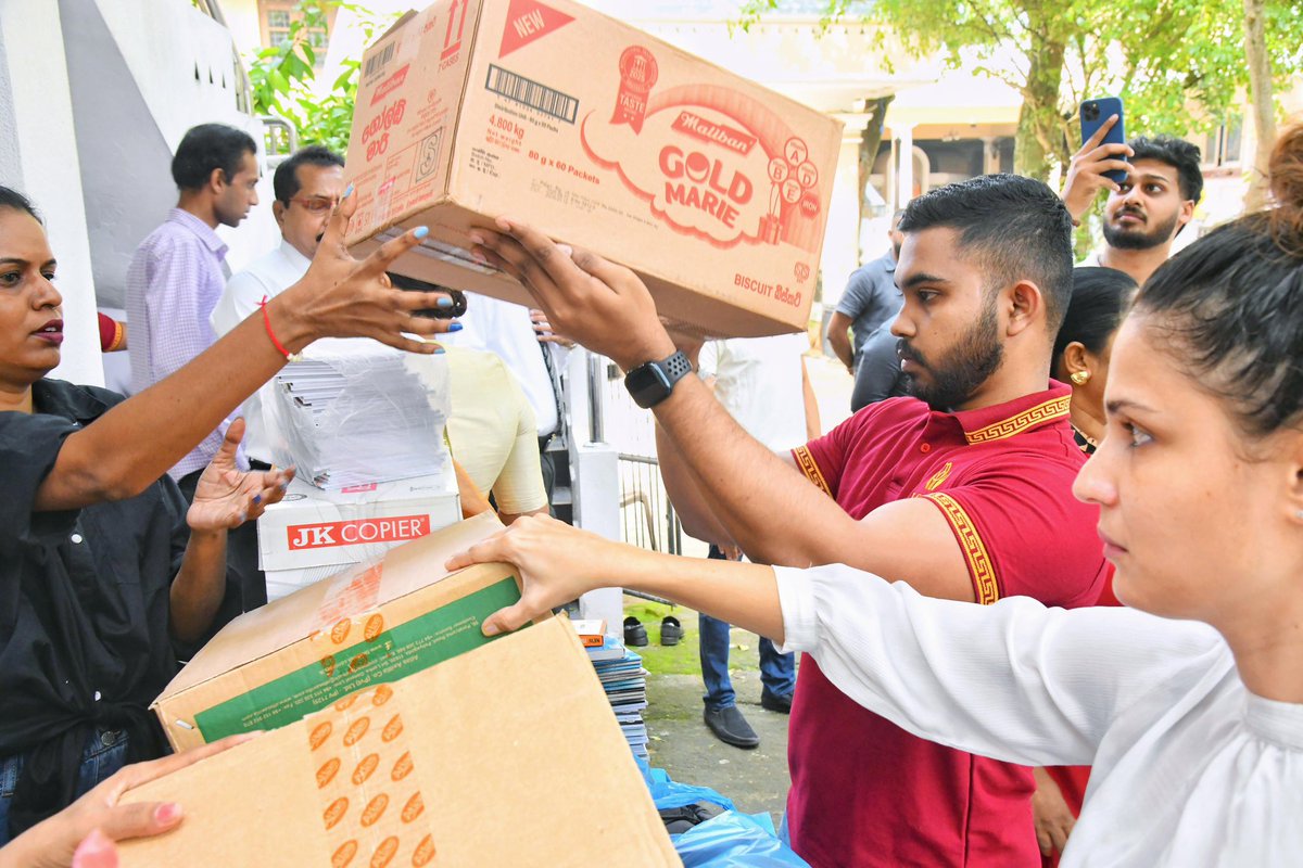 A donation drive titled “Adaraya” was launched today at the Sri Dhammarama Temple in Nugegoda to provide essential school supplies for children whose education was disrupted by the recent floods.

I respectfully invite everyone to join hands and support this meaningful