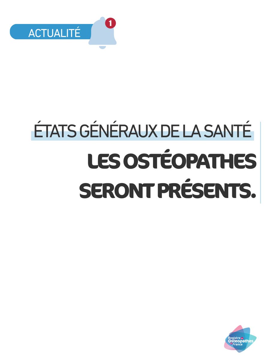 Registre des Ostéopathes de France tweet media