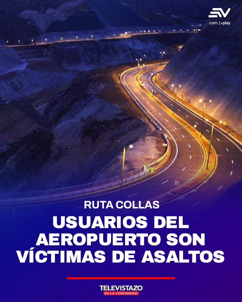 comunidadquito's tweet photo. #VIDEO | 🔴 Los usuarios del aeropuerto de #Quito denuncian que son víctimas de asaltos y robos en la Ruta Collas. Uno de los casos más recientes se trata de una deportista y su pareja ▶️ https://t.co/mPZftckTJ5 https://t.co/St6d2z5rSj