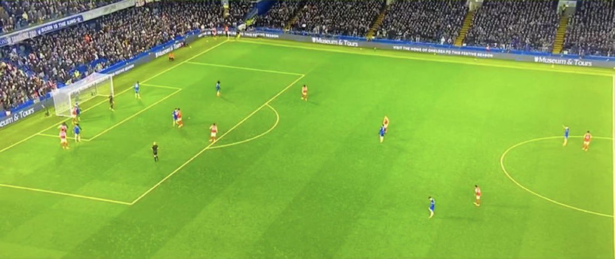 the_Lawrenz's tweet image. I knew Maresca was a psychopath when he set up the boys to defend an Arsenal corner-kick like this