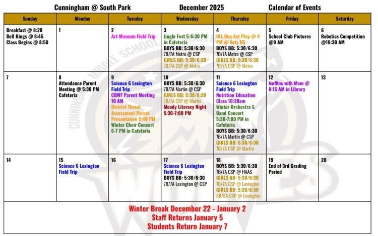 CMSatSP_Wolves's tweet image. December 2025 - We hope to see you at some of our events for the month!