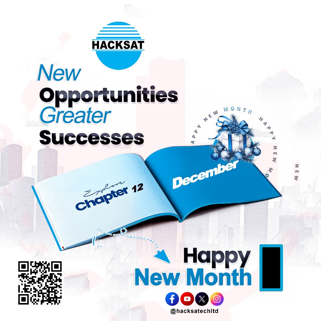 Hacksatechltd's tweet image. Happy New Month
#HacksatInnovates