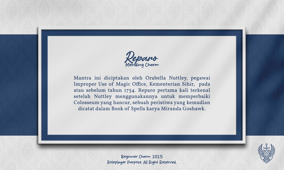 ProfsEdenknight's tweet image. Ia mengayunkan wand, dan deretan teks mulai muncul di papan kelas. “Dapat Anda bayangkan bagaimana mantra ini bekerja? Reparo mampu memperbaiki berbagai kerusakan—bahkan kerusakan bangunan selama Wizarding War, khususnya ketika perbaikan itu harus dilakukan di area Muggle.”