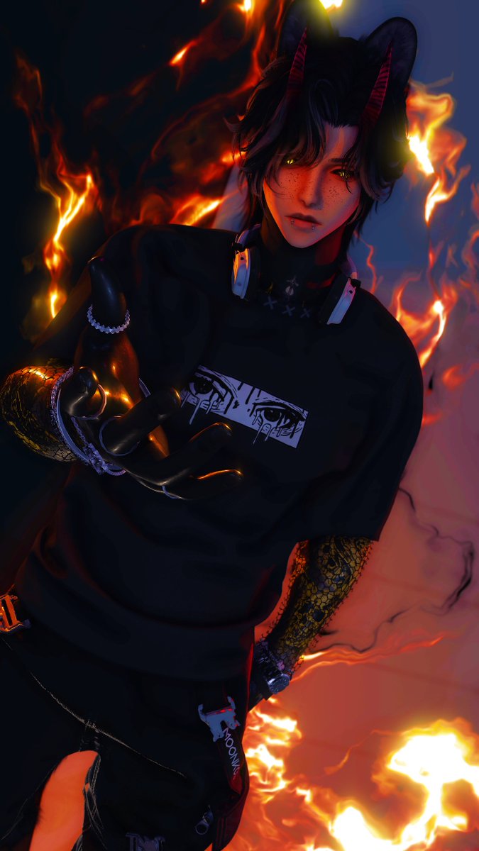 ᴡᴀʟᴋ ᴡɪᴛʜ ᴍᴇ ɪɴᴛᴏ ᴛʜᴇ ꜰʟᴀᴍᴇꜱ

「 #gpose || #GPOSERS || #Miqote || #EorzeaPhotos || #ReShade 」