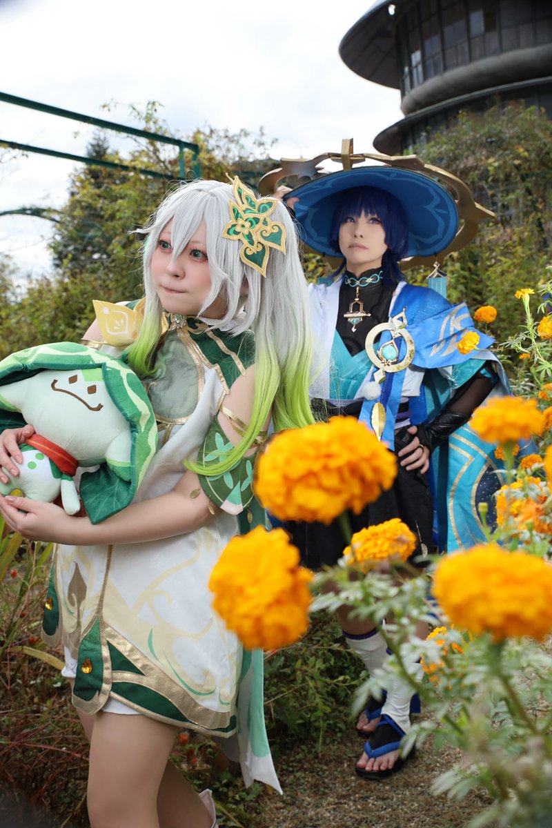 ⟡.·Cosplay

Genshin Impact
放浪者：璃さん<a href="/_A_ki_A_/">璃@シノアリスの人</a> 
ナヒーダ：くうし

📸：つまようじさん<a href="/tsumayouji_DIL/">つまようじ</a> 
サポート：ごらさん<a href="/ManManManji_cos/">ごら</a> 

#コスメルinガーデンミュージアム比叡