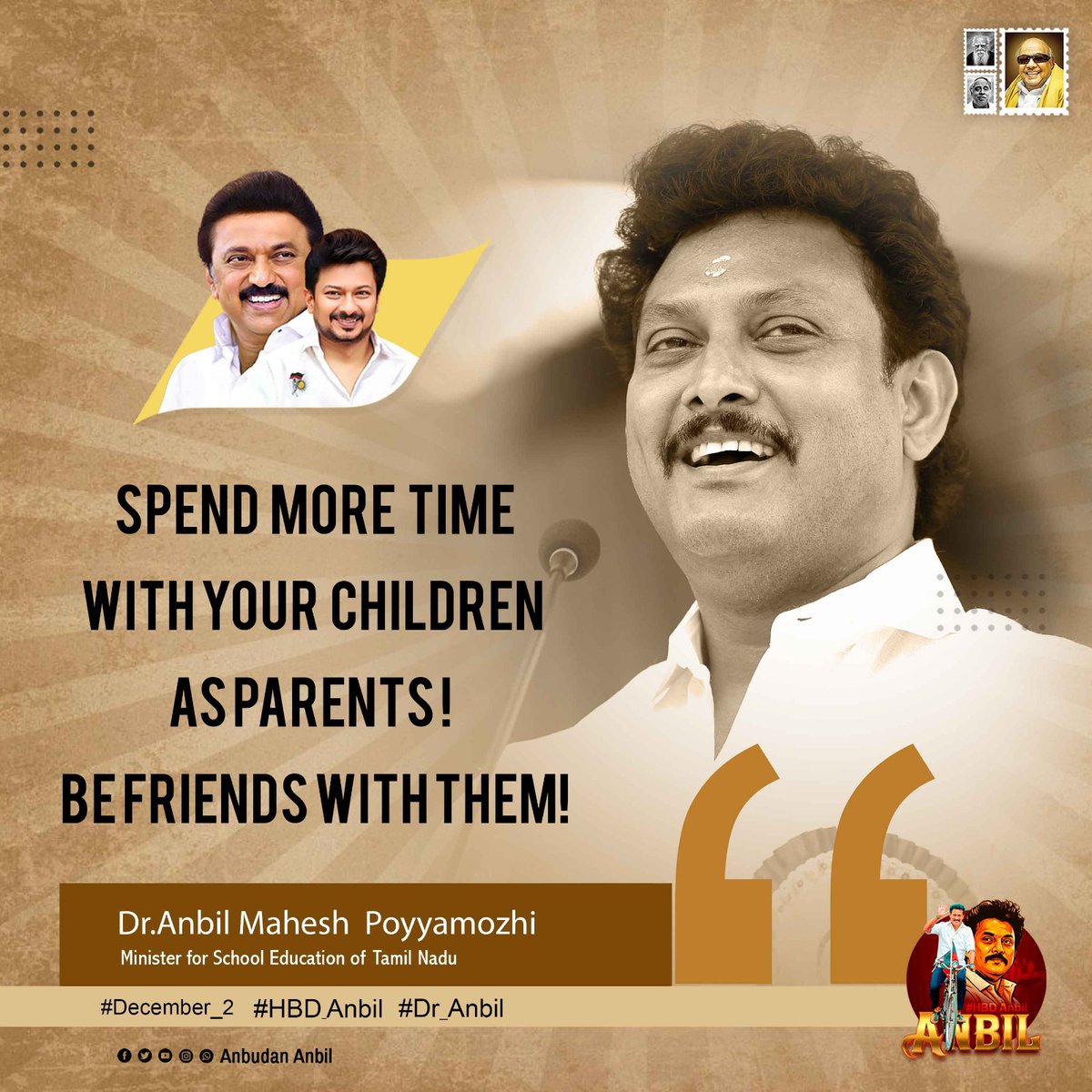 anbudananbil's tweet image. #HBDAnbil #Dranbil #anbilmahesh #anbudananbil