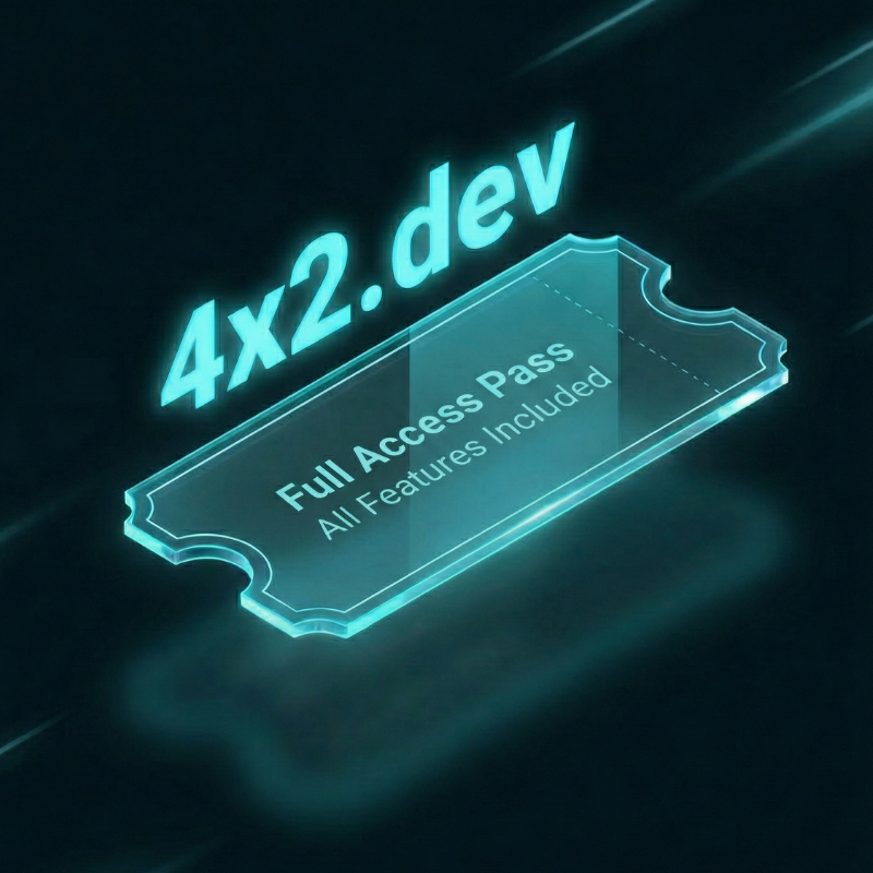 4x2dev's tweet image. No scattered tools. No hidden fees. No stress🛡️

Building a project is hard enough; paying for it shouldn&apos;t be a mystery.

At 4x2.dev, we don&apos;t bill you for every little step. We offer a unified ecosystem where everything you need comes standard, at one…
