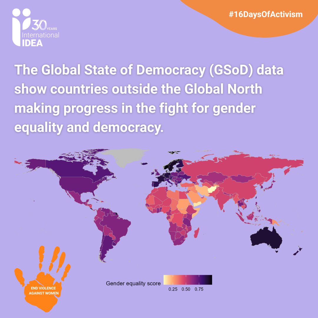 Int_IDEA's tweet image. #16DaysOfActivism - Recent milestones from the #DemocracyTracker highlight significant advances, including the appointment of the first female prime ministers in Japan and Nepal marking a major step forward for women&apos;s political leadership. 

In Pakistan, the Supreme Court has…