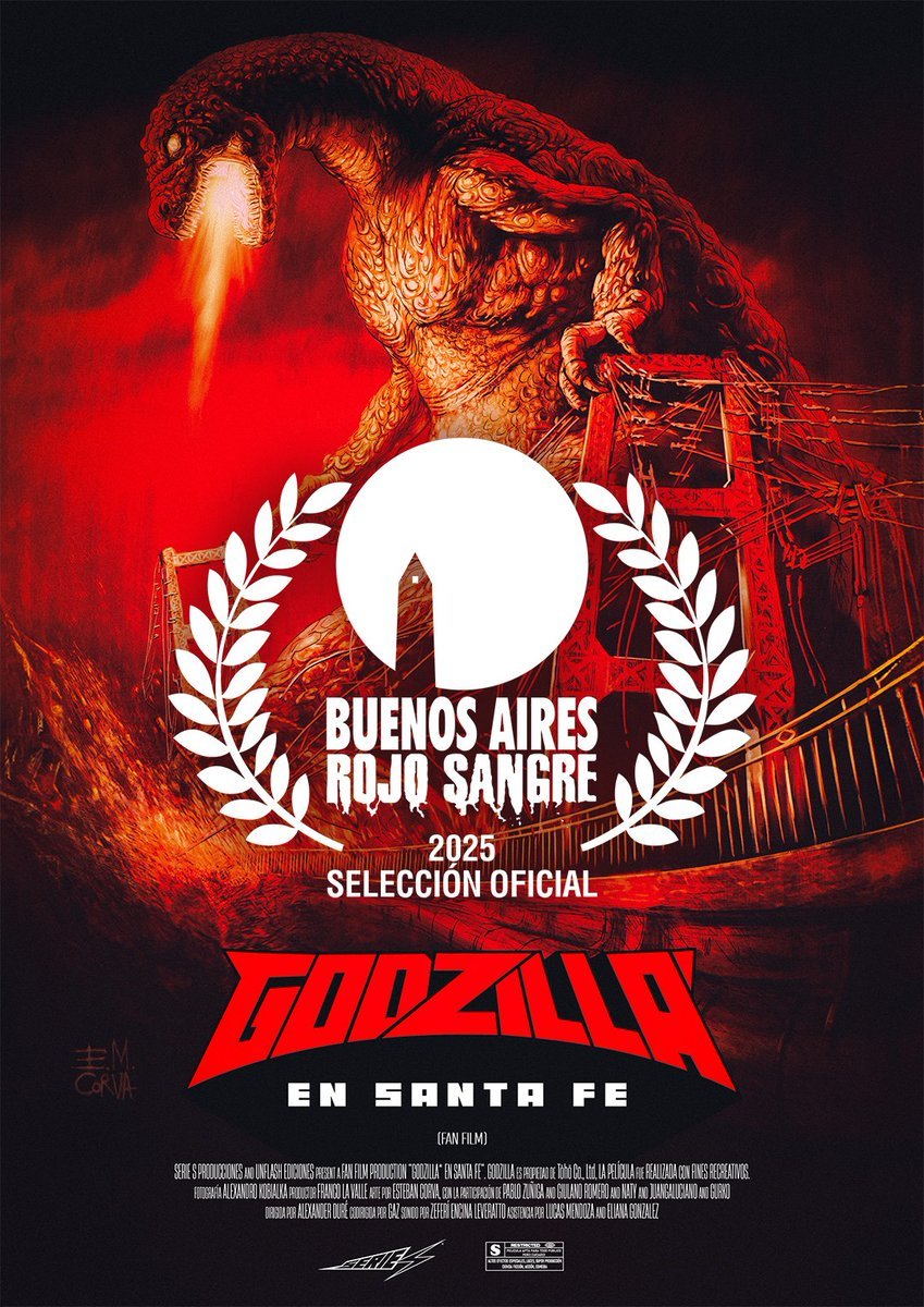 🔴Este Martes a las 22 hs vamos a charlar con <a href="/alexanderdure/">alexander</a>  el director de Godzilla en santa fe que viene de romperla en el <a href="/rojosangre/">Festival Buenos Aires Rojo Sangre</a> en vivo por YouTube
