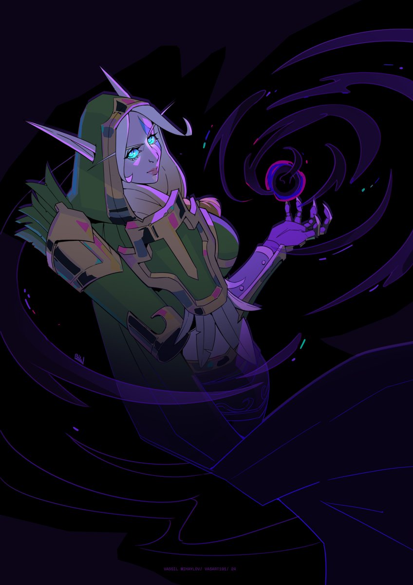 Alleria Windrunner fanart reupload #worldofwarcraft #fanart