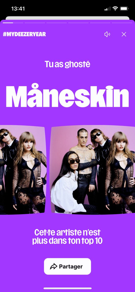 Deezer qui me lance des piques dès le matin