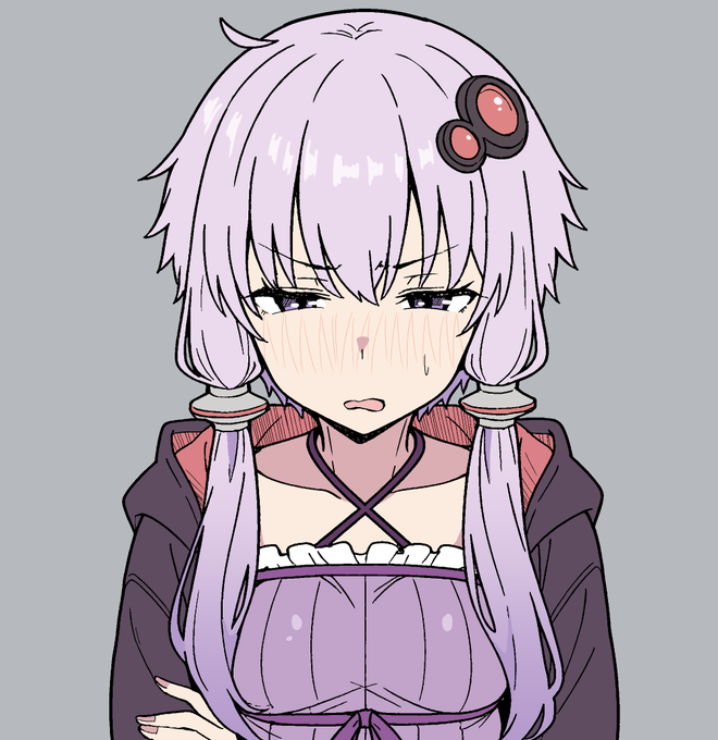 これはゆかりさんに乳首舐め手コキをお願いしたときの顔(進捗