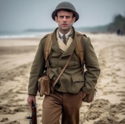 Séquence émotion ...📷
Les jeunes Français(es) ont soif d'exemples ..
Ce matin notre bon président, petit père des peuples
est parti seul et courageusement, combattre la méchante
Russie ...