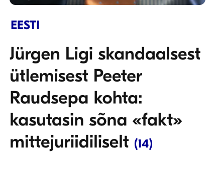 Oluline teada ka kõigile ajakirjanikele, kes faktidega toimetavad. Uued võimalused on avanenud!