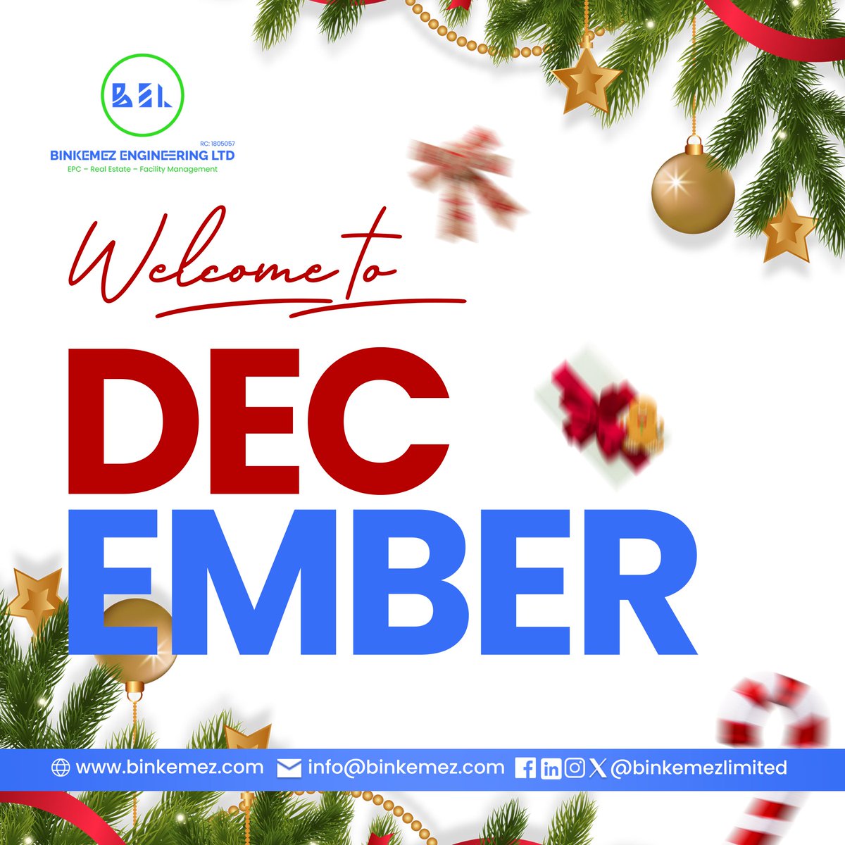 binkemezlimited's tweet image. @binkemezlimited, we step into the final month of the year with gratitude and a renewed commitment to excellence.
Here’s to a productive, remarkable, and fulfilling December for us all.

#Binkemez #FacilityManagement #EPC #RealEstate #Sustainability #BEL