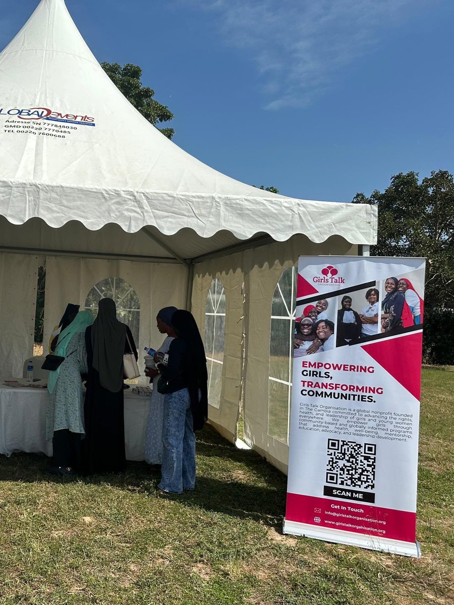 GirlsTalkOrg's tweet image. Girls Talk Gambia joined @Project21plus’s Youth Sexual Health Festival for #16DaysOfActivism. Grateful to everyone who visited our booth to learn about our work and girls’ rights. Together, we’re building a safer, informed generation. 💜

#GirlsTalkGambia #EndGBV #SRHR