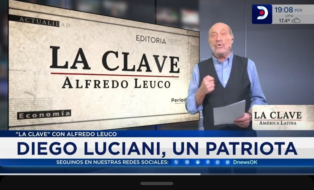Muchas gracias <a href="/alfleuco/">Alfredo Leuco 🇦🇷🇮🇱🇺🇦🇻🇪</a> por habernos mencionado en tu excelente programa: LA CLAVE !
Compartimos de que el Fiscal Dr Diego Luciani es un Patriota. 
Desde el <a href="/EquipoRepublic1/">Equipo Republicano</a> pedimos Justicia Independiente,  rápida, transparente.  #CarcelComun
#RecuperarLoRobado
#FichaLimpia