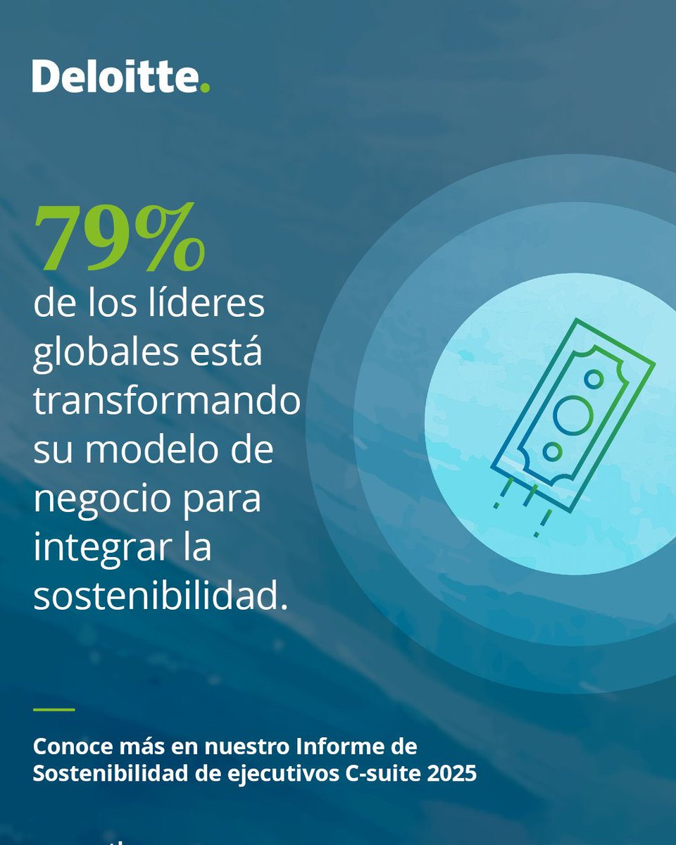 🌎 🟢 La sostenibilidad dejó de ser tendencia: hoy es una ventaja competitiva. 

Consultá los hallazgos de nuestro Reporte de Sostenibilidad de C-suite 2025 acá 👉delo.tt/60157xhiR