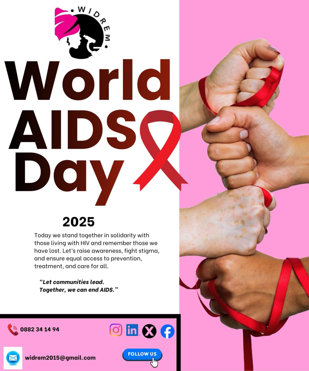 WIDREM2015's tweet photo. Standing together: Let's raise awareness, fight stigma, and ensure equal access to prevention, treatment, and care for all. #WorldAIDSDay #LetCommunitiesLead #EndAIDS #Health #womeninresearch #Malawi https://t.co/yFdeavIyLk