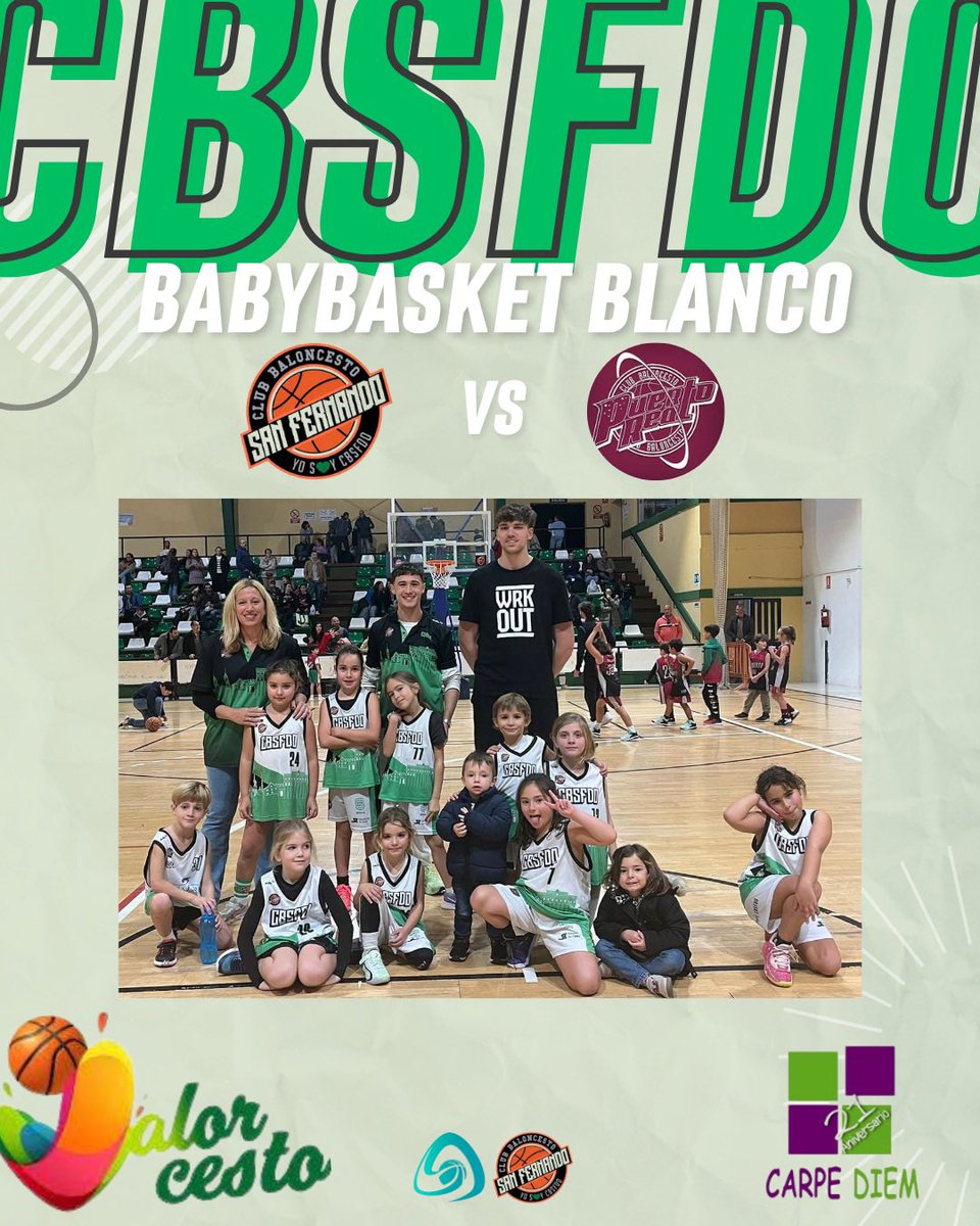 CBSFDO's tweet image. Y al final... siempre gana el VALORCESTO 🏀

Nuestros equipos preminis y babybasket han disfrutado este fin de semana de mucho baloncesto y trabajo en equipo 💪🏼

¡A seguir disfrutando! 🤍💚🖤