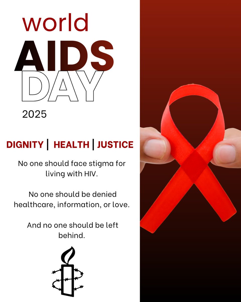 This #WorldAIDSDay, we stand with every person living with HIV/AIDs — demanding equal rights, accessible treatment, and freedom from discrimination. #EndDiscriminationKE