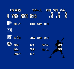 ベストプレープロ野球裏女子ーズリーグシーズン6 品川女子ーズ対秋葉原