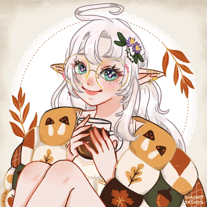 last batch of my autumn ychs thank you sm for supporting this! i'll prep for a new one soon hehe lmk what type of ych you want me to make next
