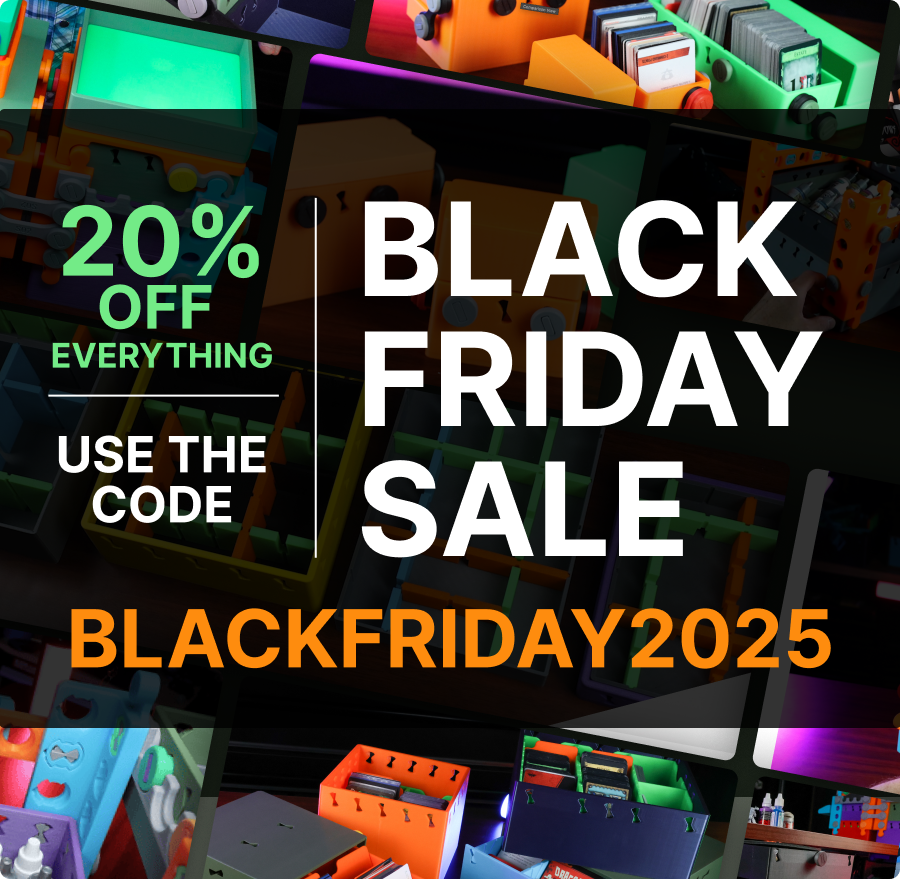 ModiBoxi's tweet photo. If your 3D printer becomes the background noise of the holidays, feed it something good. Modi Boxi is 20% off with BLACKFRIDAY2025: https://t.co/ES3XVTGJBV https://t.co/gY8nbdrfeR