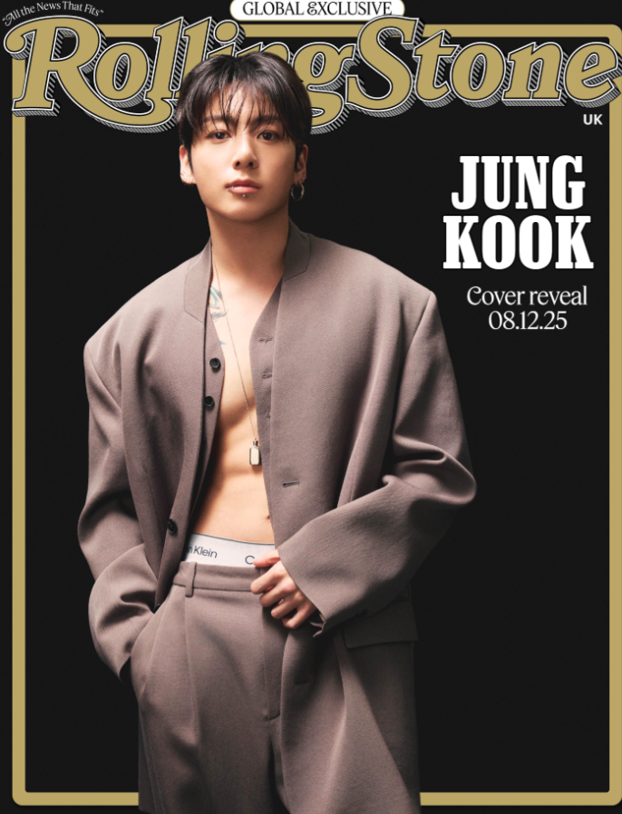 AboutMusicYT's tweet image. Jungkook is handsome for Rolling Stone UK.