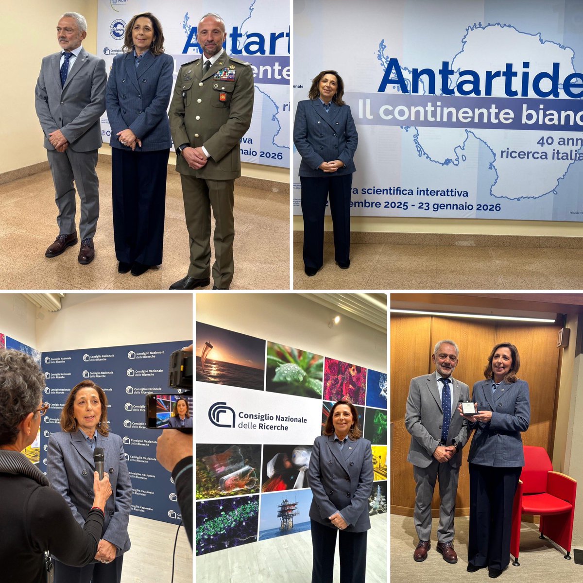 isabellarauti's tweet photo. 📍Roma  #CNR
❄️ #1dicembre #AntarcticaDay #40anni ricerca scientifica italiana in Antartide #TrattatoAntartico

🇦🇶 La Difesa all’evento organizzato da Commissione Scientifica Nazionale per l’Antartide #CSNA per i quarant’anni del Programma Nazionale di Ricerche in Antartide #PNRA, un traguardo che conferma la forza del ‘Sistema Paese’ e la capacità dell’Italia di operare in uno degli ambienti più estremi del pianeta.

🇮🇹 🇦🇶 Da 40 anni le Forze Armate offrono un contributo tecnico-operativo alle missioni in Antartide: logistica, sicurezza, comunicazioni, trasporti, meteorologia, medicina aerospaziale, attività subacquee e movimenti su neve e ghiaccio. 
Un impegno interforze continuativo a fianco della comunità scientifica italiana nel Continente Bianco.

🔬 La cooperazione tra #Difesa, MUR, MAECI, ENEA, CNR e OGS e tutta la comunità scientifica rappresenta un modello virtuoso. 
Ed il recente Protocollo tra #MinisteroDifesa ed ENEA inaugura una fase di rilancio e di collaborazione strategica civile militare #DualUse.

🌍 L’Antartide è un luogo remoto ma è diventato un laboratorio globale per lo studio dei cambiamenti climatici, un ‘polo geopolitico’ e un banco di prova per consolidare capacità operative e tecnologiche decisive anche oltre le regioni polari.

🇮🇹 Il prossimo appuntamento della comunità internazionale artica ed antartica sarà il Forum Polar Dialogue (Roma, 3-4 marzo 2026) evento per la prima volta organizzato in Italia.

#Italia #CNR #40PNRA 
@ENEAOfficial @OGS_IT @ItaliAntartide @mur_gov_ @BerniniAM @cnrisp #GiulianaPanieri @MASE_IT @GuidoCrosetto @MinisteroDifesa @SM_Difesa @Esercito @ItalianAirForce @ItalianNavy @_Carabinieri_ 
#UnaForzaperilPaese #forzearmate #Alserviziodelpaese #Difesa