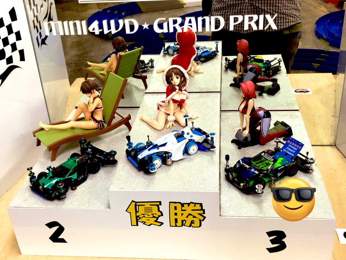 ミニ四駆を初めて間もなく🎃CUPに参加🏁とにかく皆さん爆速で💨周回