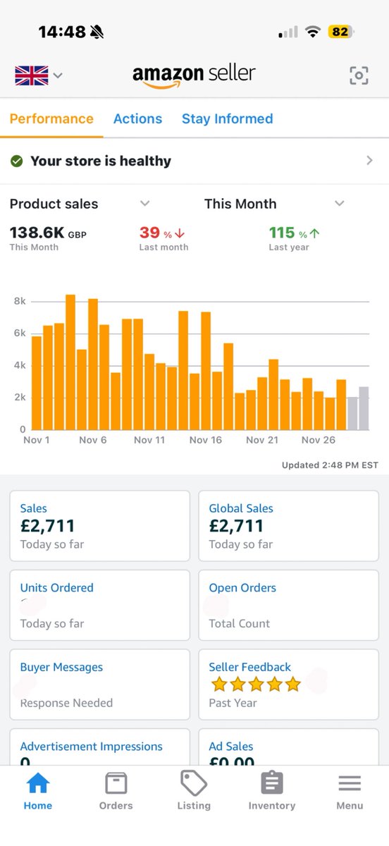 TheFreeTwo's tweet image. November Figures 

£138k Rev 
£21k Profit
£160k Spend 

Even on a ‘slower’ month we smashed £20k profit. Excited for December!
