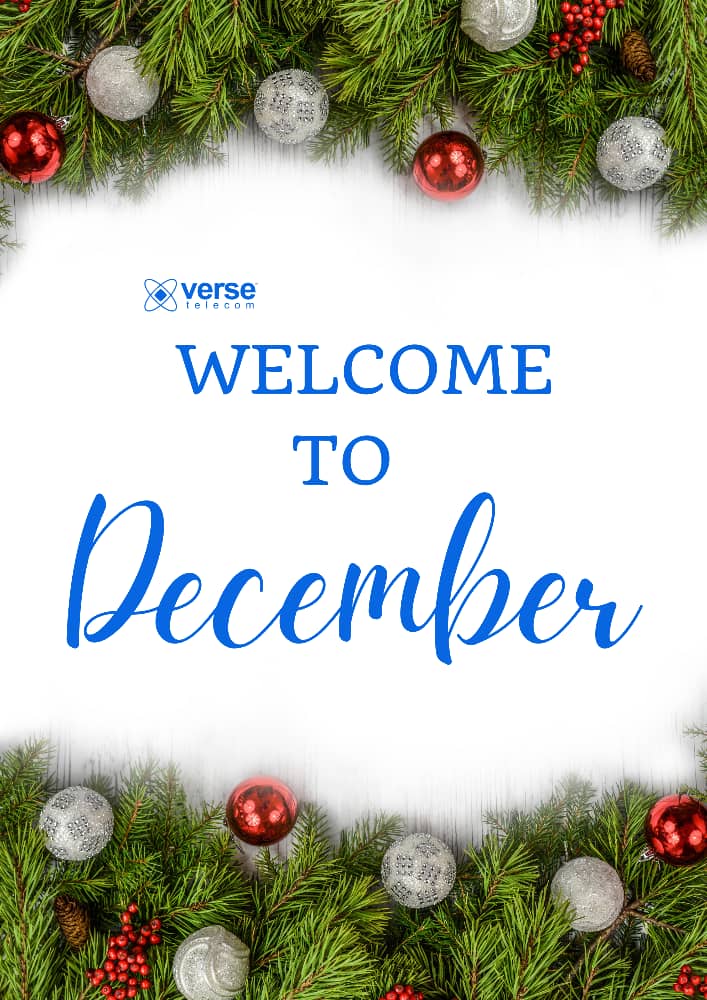VerseTelecomm's tweet photo. Happy New Month from all of us at Verse Telecom!
we 're thankful for YOU! 🎄
 May your holidays be filled with love, laughter, and seamless connections with family and loved ones. Patronize us this season and enjoy a smooth celebration! 📱💻 #HappyNewMonth #YuletideCheer https://t.co/YH983tBECg