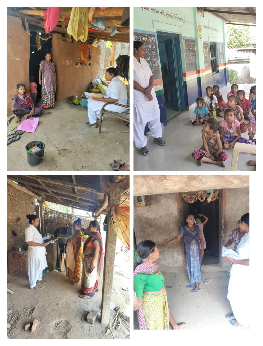 thonetrang77417's tweet image. 🇮🇳🏥
#NETRANGBLOCK 
#ANCVISIT 
#PNCVISIT 
#SCHOOLVISIT 
#HEALTHTEAM 
#PHCCHASVAD 
#GUJARAT 
#BHARUCH #NETRANG 
#HEALTH #CARE #VILLAGE #HIGHRISK 

"આજરોજ #નેત્રંગતાલુકાના #પ્રાઆકેચાસવડ ના #આયુષ્યઆરોગ્યમઁદિર #ક્વચીયા અને #દત્તનગર ની #આરોગ્યટીમ દ્વારા #સગર્ભામાતા #ધાત્રીમાતા #શાળા..