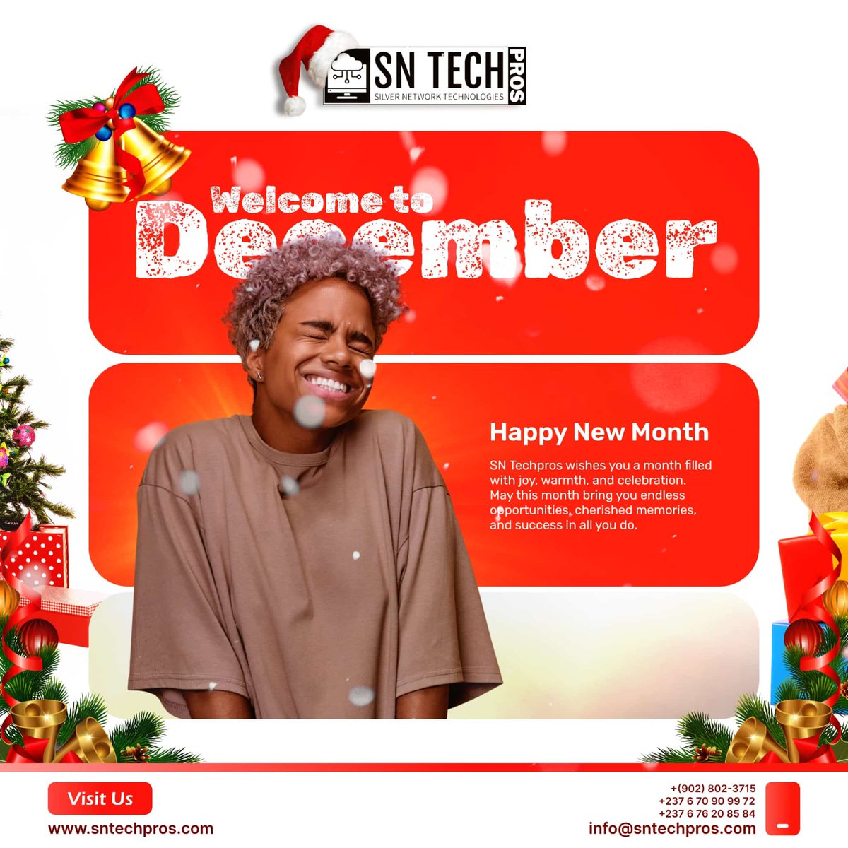 SNTechpros's tweet photo. Happy New Month from all of us at SN Tech. Celebrate and be happy 🥂 https://t.co/mYZQgE2fsa