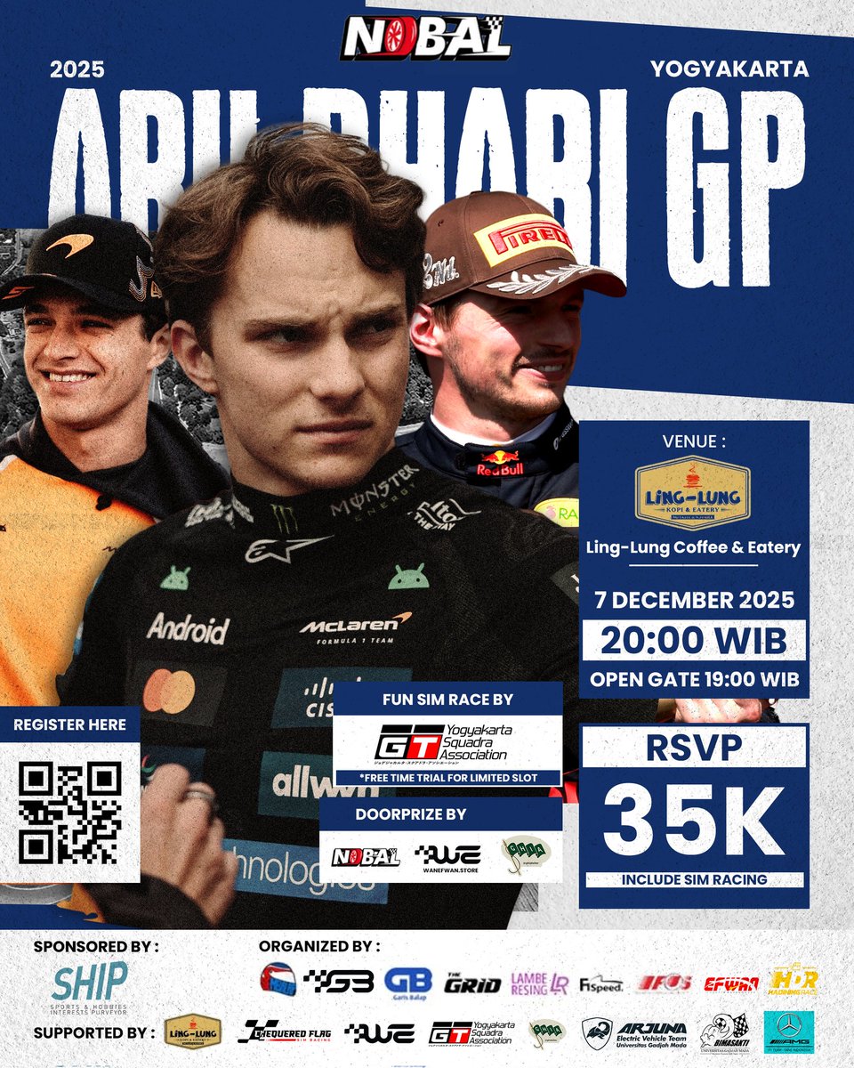 SembalapID's tweet photo. Buat yang di Jogja dan Bandung, tenang tetep ada Nobal juga kok. RSVP tetep sama di https://t.co/9mXcAfdDG3. Untuk kota lain ditunggu ya sobat, belum kami announce bukan berarti nggak akan ada 🙏 https://t.co/4MXZ6dhJAk