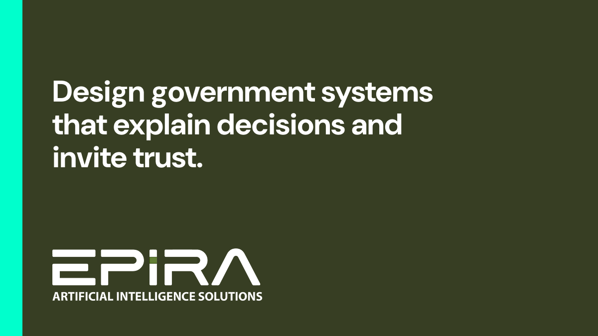 EPIRA_AI's tweet image. What decision-making system feels most opaque to you?

#EPIRA #ExplainableAI #PublicTrust #AIinGovernment