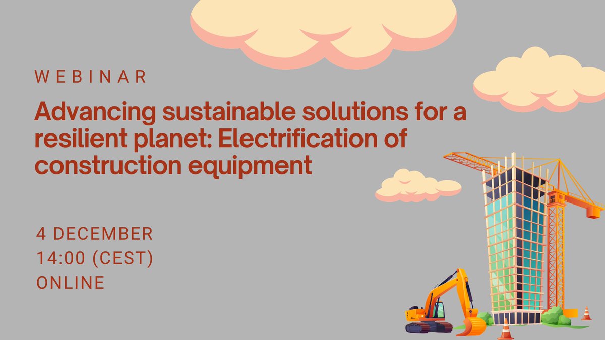 CCACoalition's tweet image. Construction and agricultural machinery generate 1B+ tonnes of CO₂, 3M tonnes of methane, and 250k tonnes of black carbon every year—making this sector one of the largest and fastest opportunities for climate and clean air action.

Join us on the margins of #UNEA7 for a webinar…