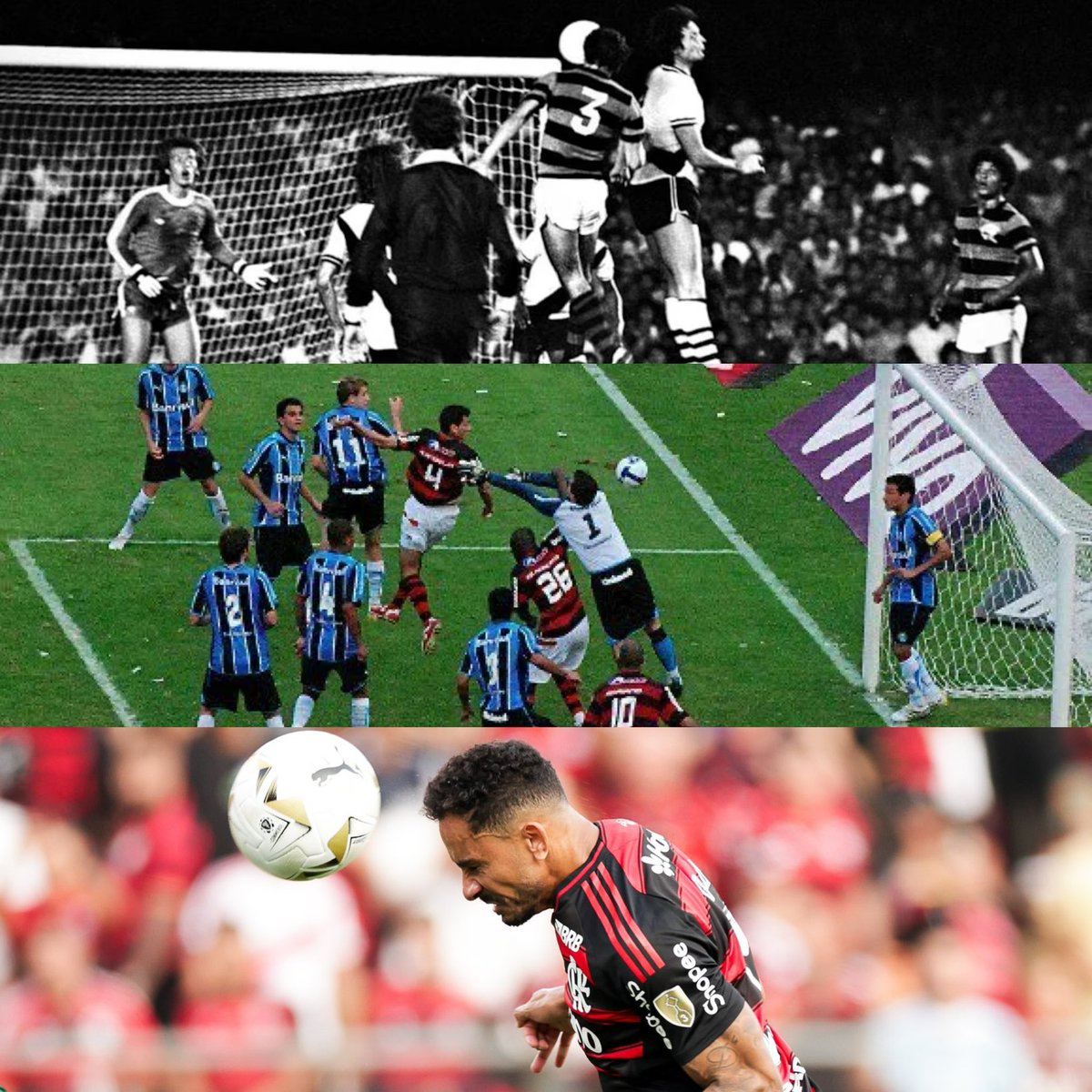 Rondinelli
Ronaldo Angelim
Danilo

Flamengo e a mística dos gols históricos de cabeça marcados por zagueiros.