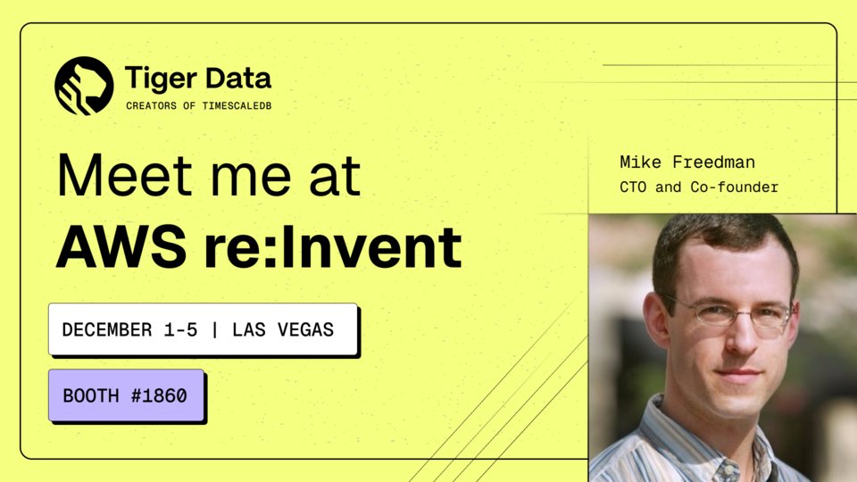 michaelfreedman's tweet image. Looking forward to meeting folks tomorrow at #AWSreInvent!