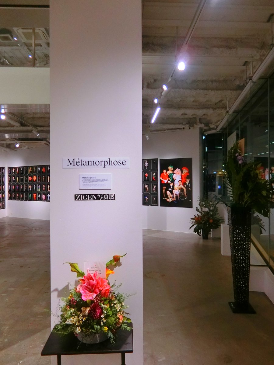bambypunch's tweet photo. 今日は@zigen1さんの [The Portrait展] に行って来ました🎶
1階が #デパH で撮影された metamorphose作品約250枚 大好きなオナンちゃんやお友達もいっぱい✨
2階は26年前の世紀末肖像100数十枚…若かりし頃のhossyさんやレイチェルさん…ROBINちゃんにぴゅ～ピルちゃんがいて謎の感情でちょっと涙が🥲 https://t.co/ZaP4D4tcsX