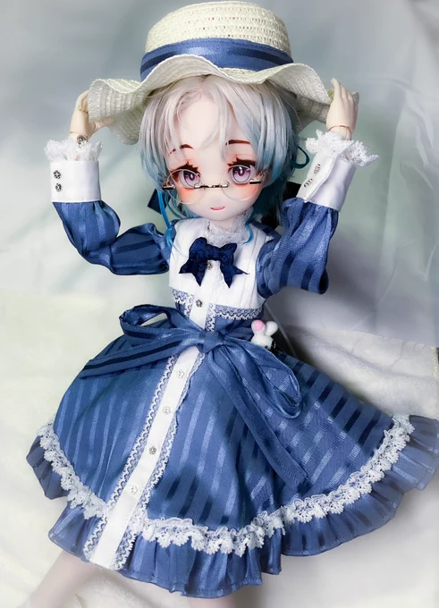 昨日買ってきた服を平戸ちゃんドールに着せてみる(꒪ω꒪
