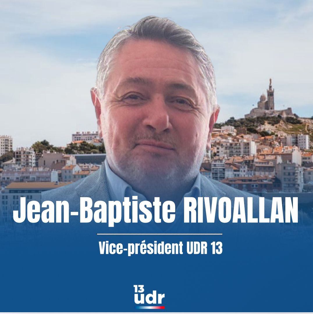 <a href="/gerault_verny/">Gérault Verny</a> et moi, co-Présidents de l’UDR 13, avons le plaisir de vous annoncer la nomination de <a href="/RivoallanJean/">Jean-Baptiste Rivoallan</a>  en tant que Vice-Président pour le <a href="/partiudr/">UDR</a> dans les bouches du Rhône