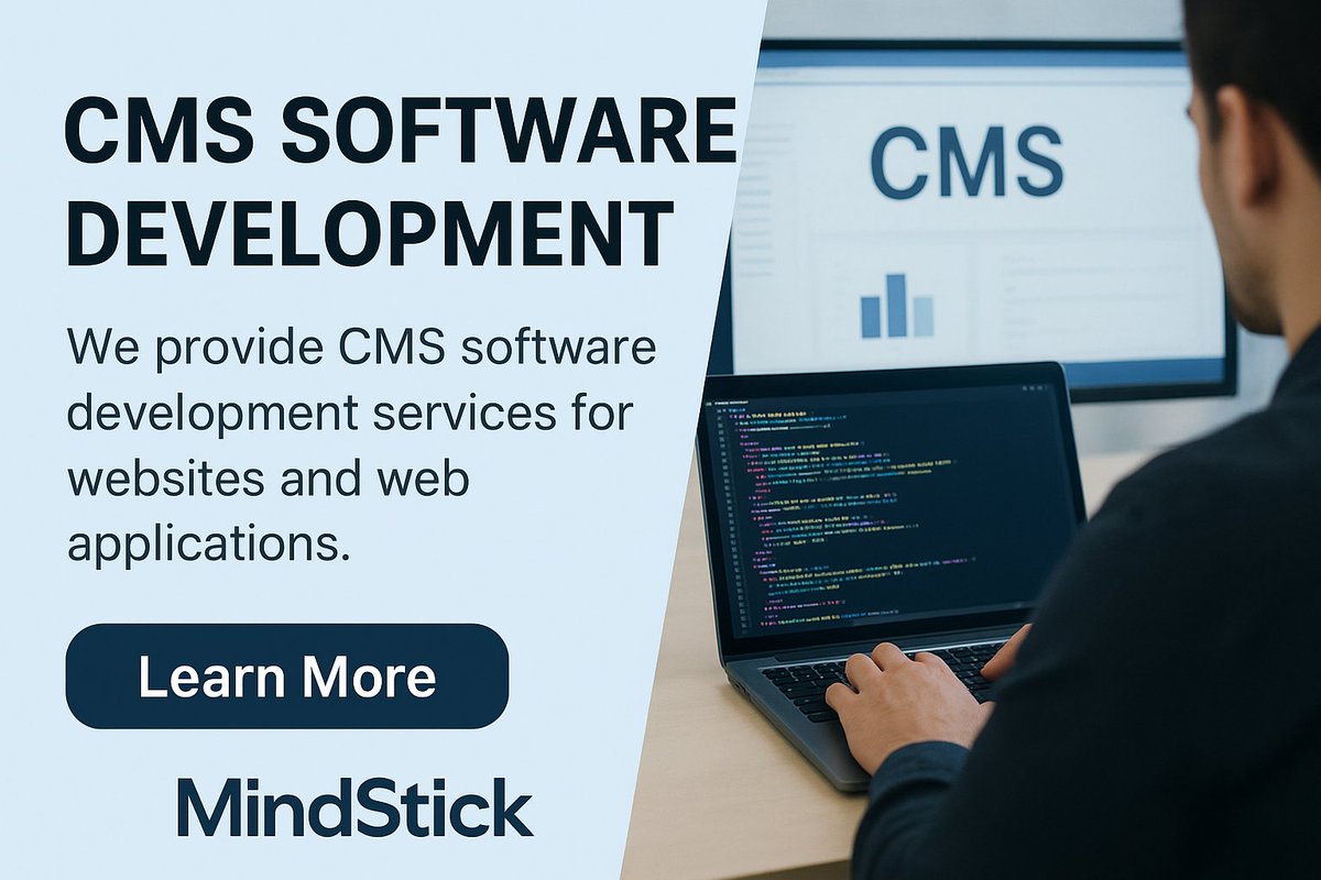 _MindStick_'s tweet image. Transform the way you manage content!
MindStick offers custom CMS Software Development solutions tailored to your business needs—fast, scalable, and secure.
mindstick.com/services/cms-s…
#cmsdevelopment #softwaredevelopment #DigitalTransformation #businesssupport #Mindstick