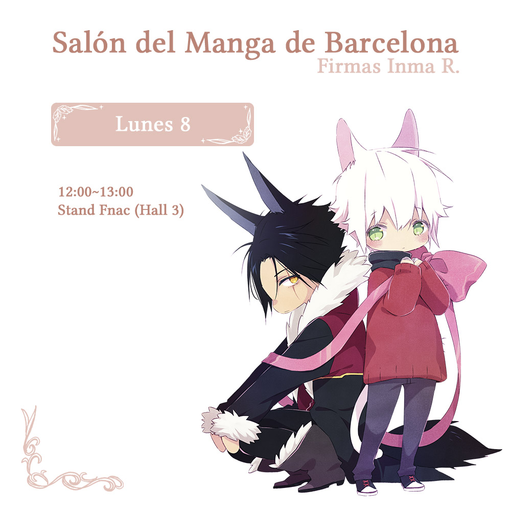 「¡Mi horario de firmas para el Salón del 」|Inma R.🏳️‍🌈🇪🇸Wild Beast Forest House (Webtoon)のイラスト